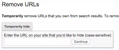 آموزش Remove URLs و کارایی آن